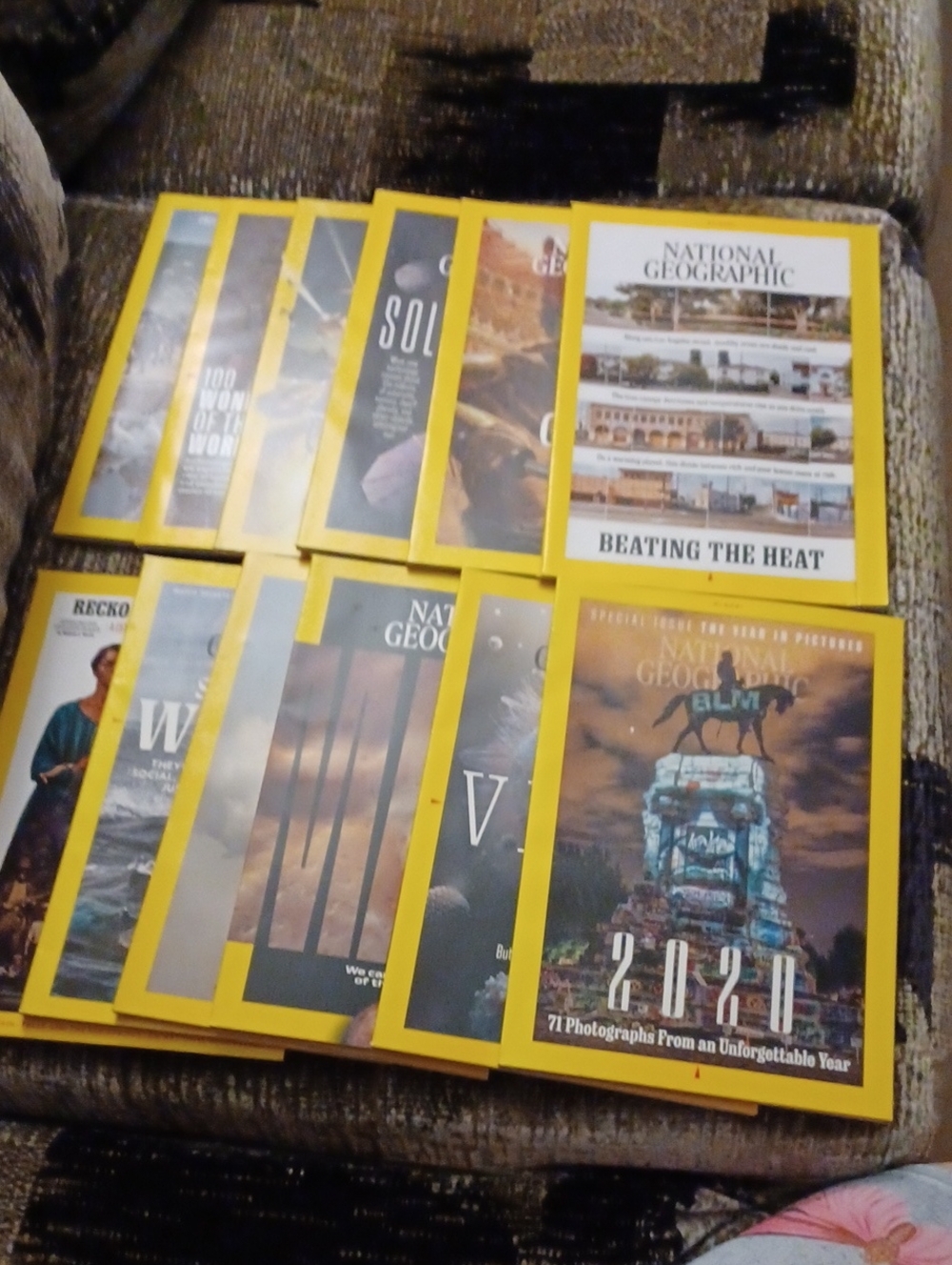 $4 Add-on 2021 National Geographic Magazines - $4 Each (12 Available)